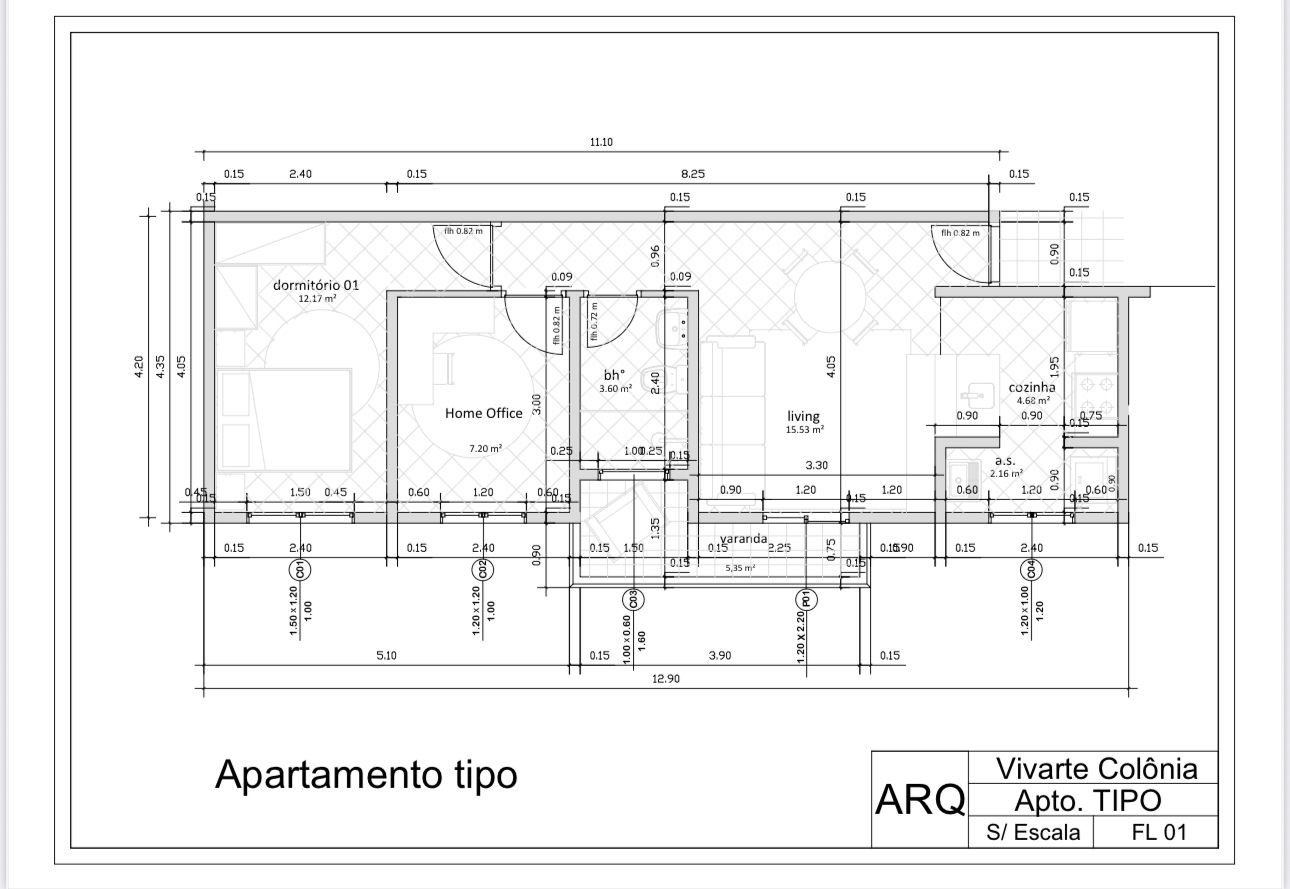 Apartamento, 2 quartos, 57 m² - Foto 9