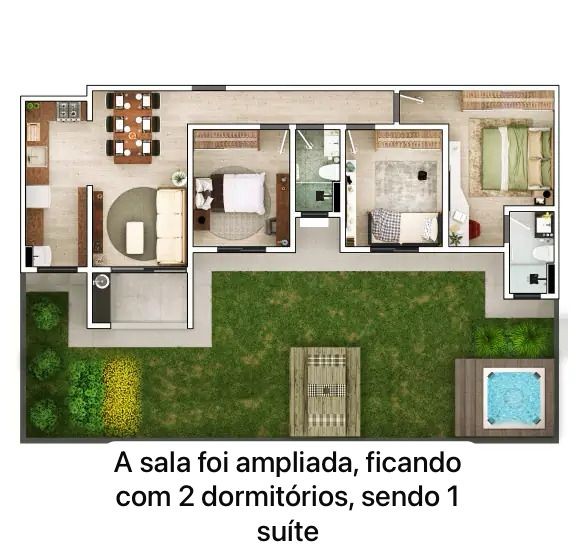 Apartamento, 2 quartos, 71 m² - Foto 8